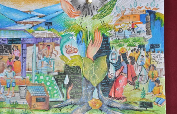 Second National Painting Competition on Water Conservation Organised
