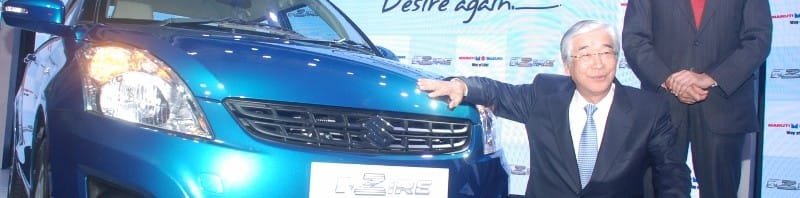 Maruti Suzuki unveils its new Swift DZire in Delhi.