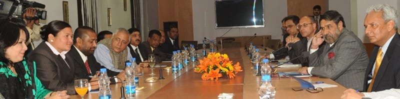 Anand Sharma Meets High Power Delegation from Japan & US