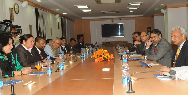 Anand Sharma Meets High Power Delegation from Japan & US