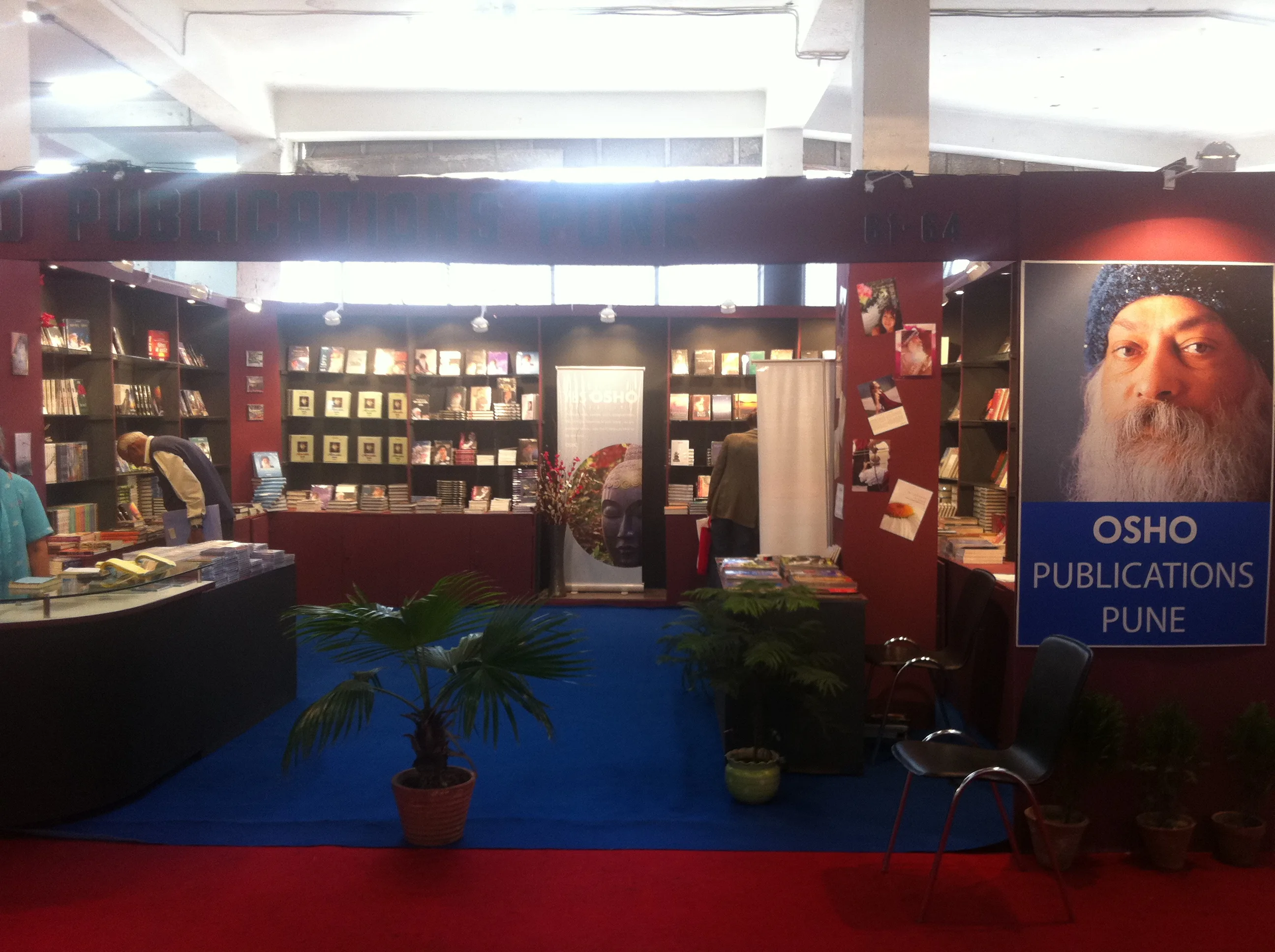 “OSHO”  stall a real retreat for book lovers seeking NIRVANA at the ongoing World Book Fair at pragati