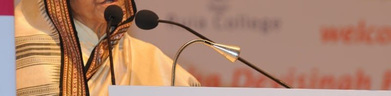 The President, Smt. Pratibha Devisingh Patil addressing at..