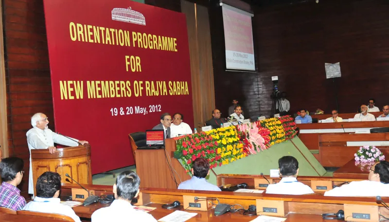 The Vice President and Chairman Rajya Sabha, Shri Mohd. Hamid Ansari…