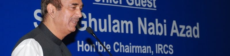 The Union Minister for Health and Family Welfare, Shri Ghulam....