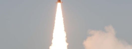 Agni-I Ballistic Missile successfully launched from Wheeler Island off the Coast of Odisha..