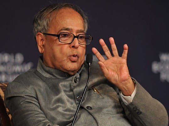 Pranab mukherjee wins the presidential elections thus becoming the 13th president..