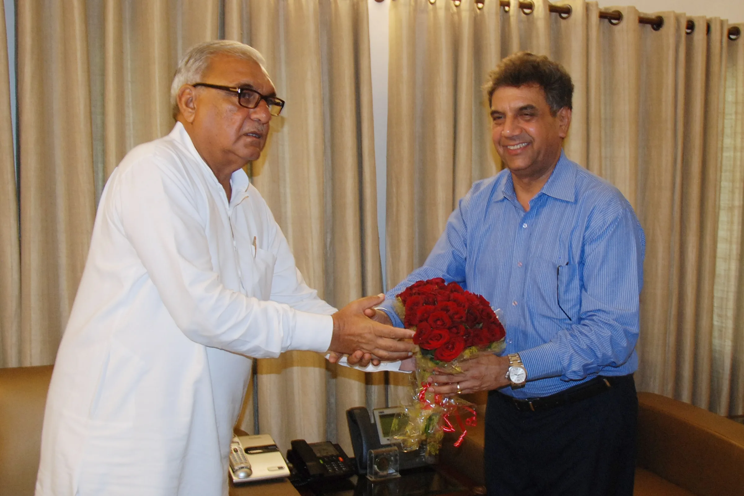 Chairman, Aravali Power and Director (Commercial), NTPC meets Chief Minister, Haryana..