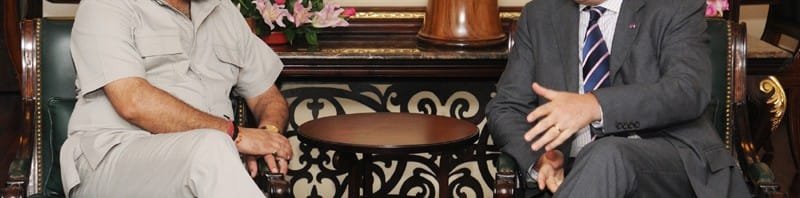 The Dy. PM & Minister for Foreign Affairs, Belgium, Mr. Didier Reynders at...