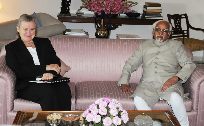 The United States Ambassador to India, Ms. Nancy Jo Powell…