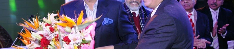 CMD,BHEL, B Prasada Rao felicitates Sh. Praful Patel on occassion of BHEL foundation day.