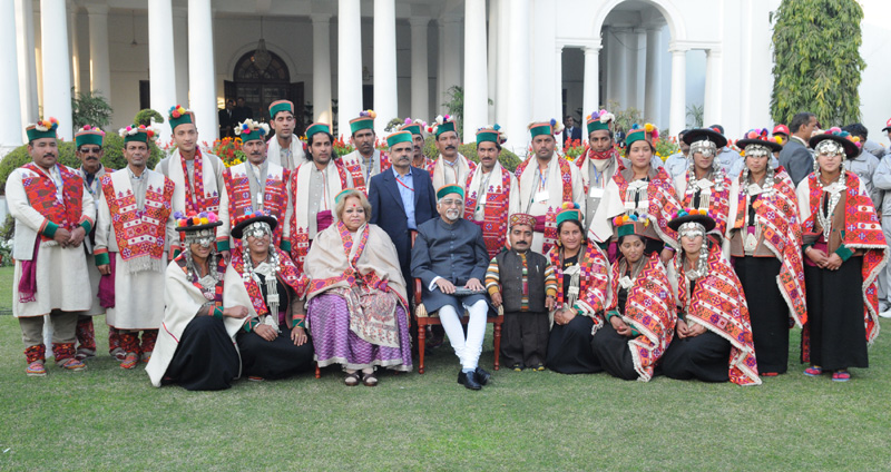 The Vice President, Shri Mohd. Hamid Ansari and his wife Smt. Salma Ansari with...