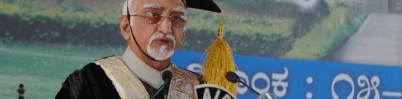 The Vice President, Shri Mohd. Hamid Ansari addressing at the 63rd Annual...
