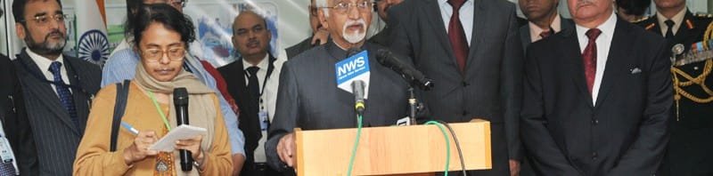 The Vice President, Shri Mohd. Hamid Ansari addressing during his visit...