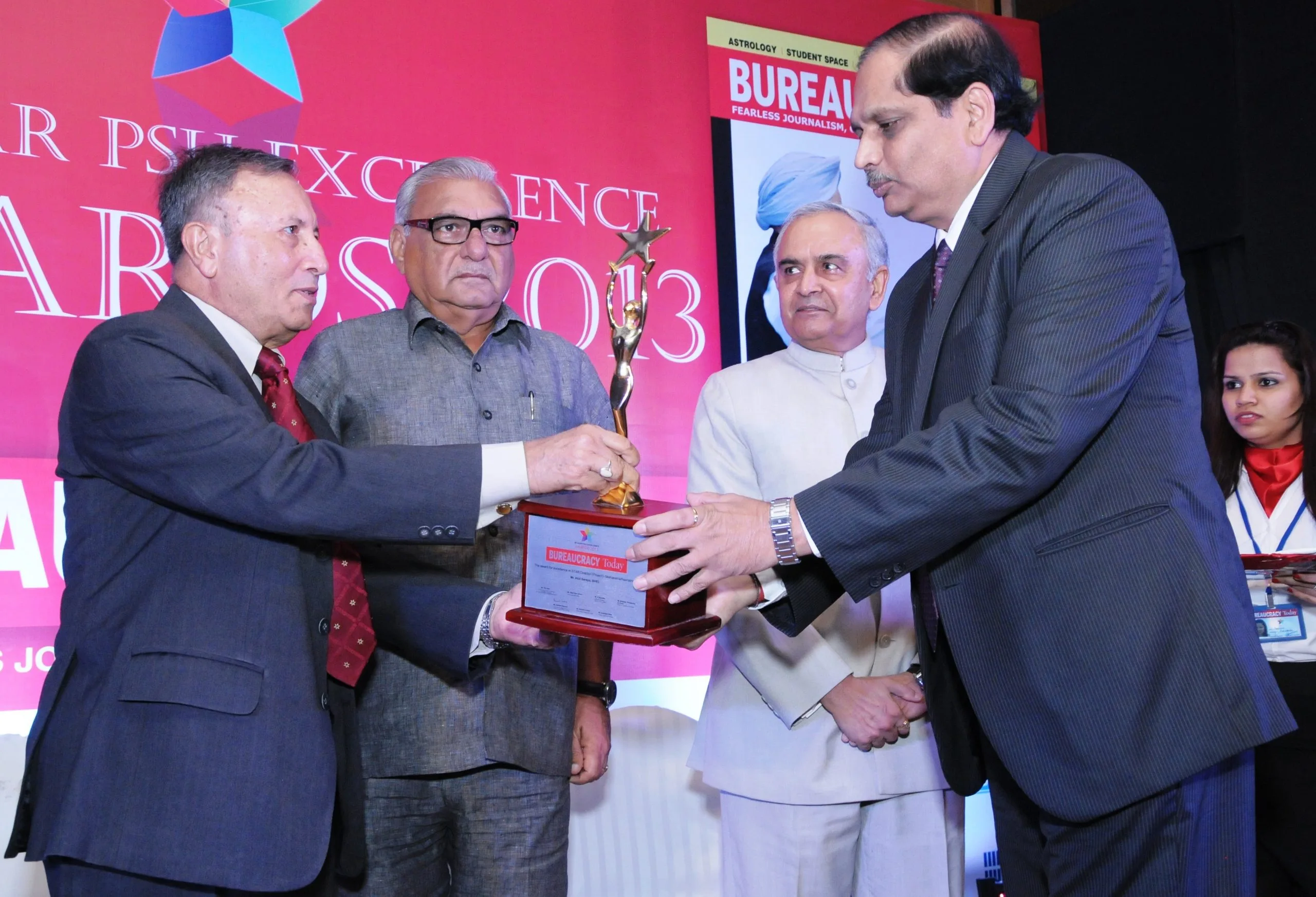 Director (Power) ,BHEL,Atul Saraya gets BT-Star Awards 2013