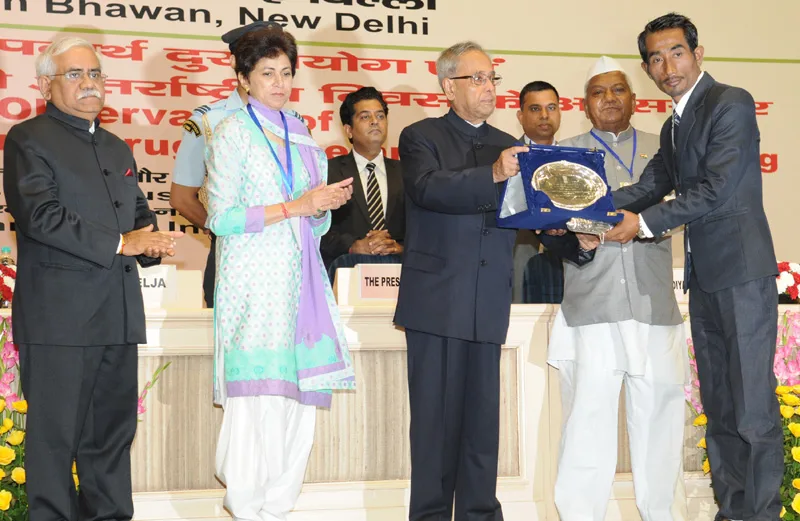 The President, Shri Pranab Mukherjee presenting the National Award for…