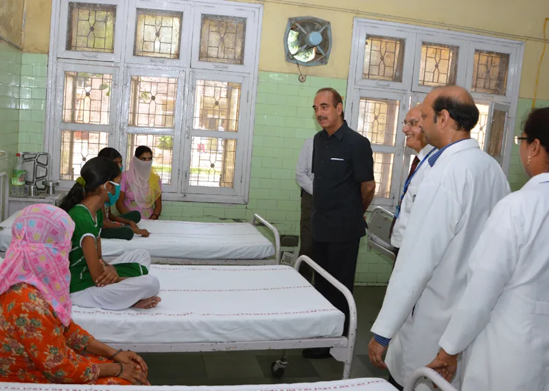 The Union Minister for Health and Family Welfare, Shri Ghulam Nabi Azad…