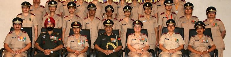 The Commandant, Army Hospital (R&R), Lt. Gen. A.S. Narula in a group photograph with...