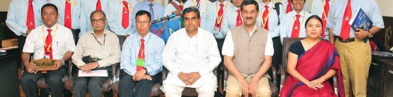 The team members of the 1st North East India top of World Mt. Everest Expedition...