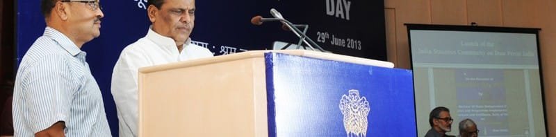 The Union Minister for Statistics and Programme Implementation, Shri Srikant...