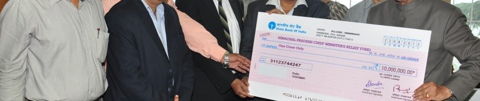 NTPC contributes for flood relief in Himachal