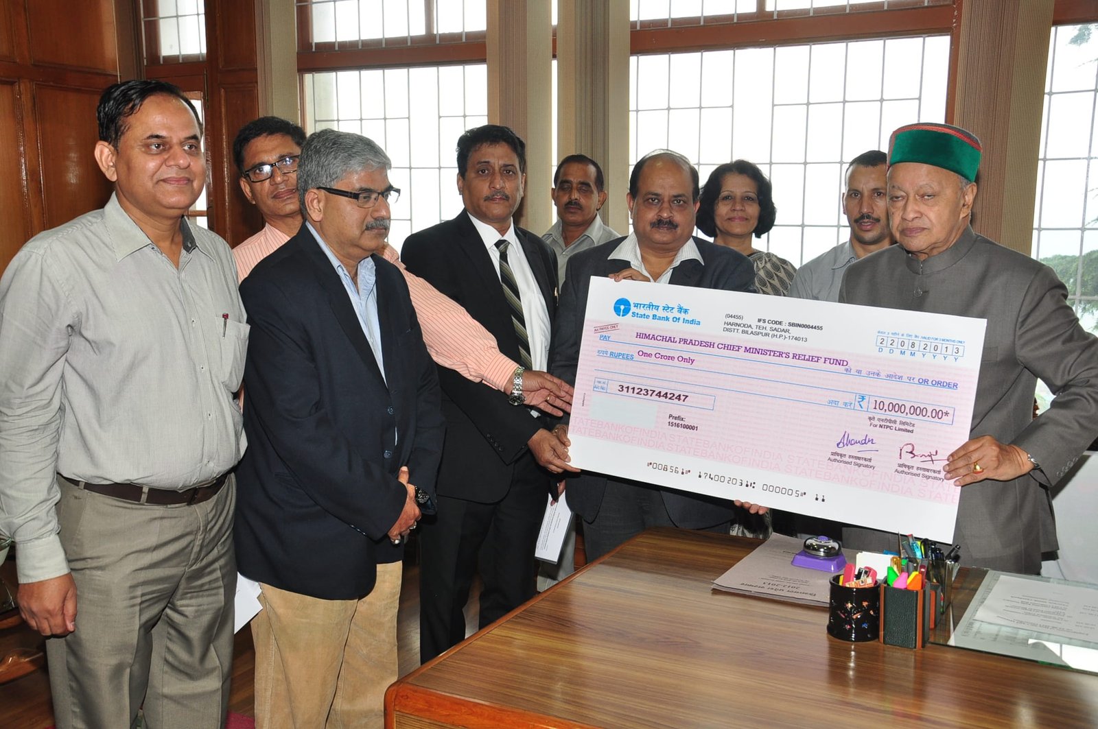 NTPC contributes for flood relief in Himachal