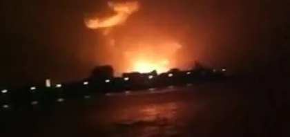 INS SINDHURAKSHAK CATCHES FIRE FOLLOWING EXPLOSIONS AND SINKS IN DOCKYARD WITH 18 SAILORS ONBOARD
