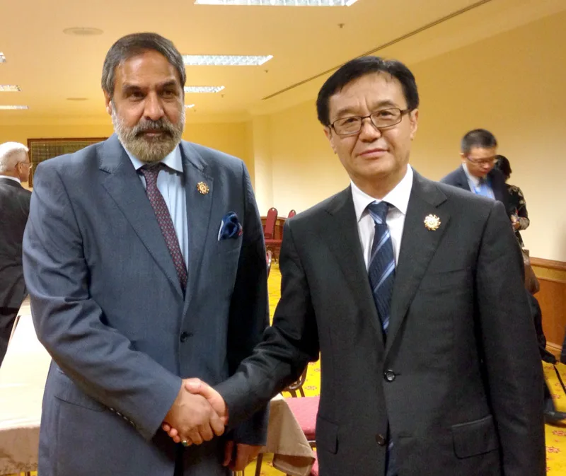 The Commerce Minister, China, Mr. Gao Hucheng meeting the Union Minister for…