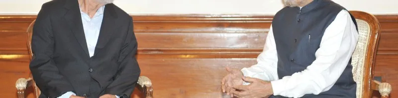 The President of Nepali Congress, Mr. Sushil Kumar Koirala meeting...