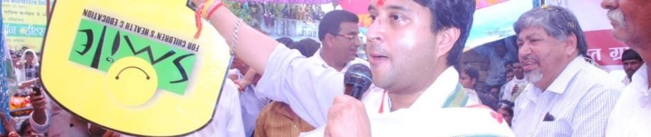 Union Power Minister Madhavrao Jyotiraditya Scindia unveiling CSR initiatives of REC...