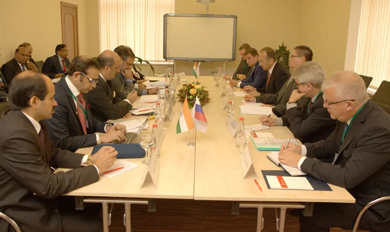 The Union Minister for Commerce & Industry, Shri Anand Sharma in a delegation level…
