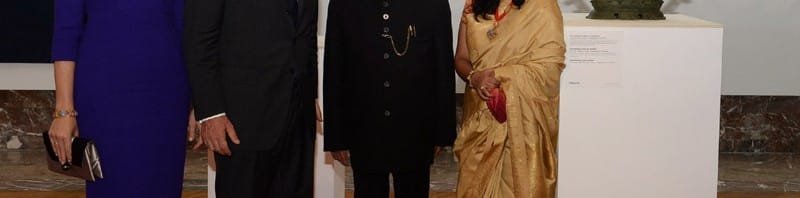 The President, Shri Pranab Mukherjee and the King of Belgium, His Majesty King Philipe at...