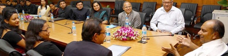 The Defence Minister, Shri A. K. Antony interacting with the IDAS probationers, in New Delhi