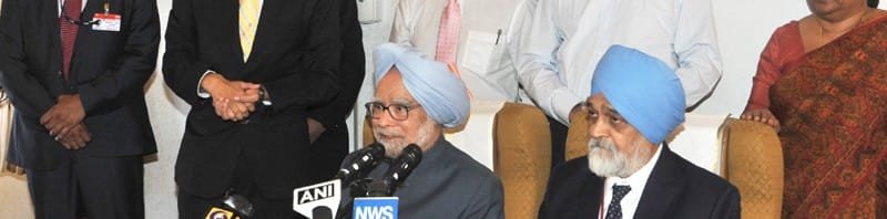 The Prime Minister, Dr. Manmohan Singh addressing the accompanying media onboard...