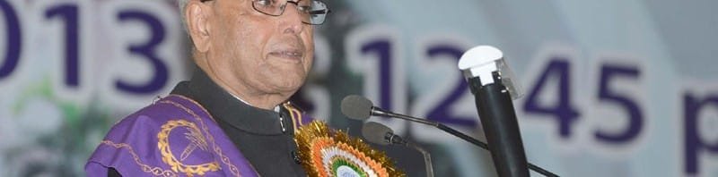 The President, Shri Pranab Mukherjee addressing at the 34th Convocation of Burdwan...