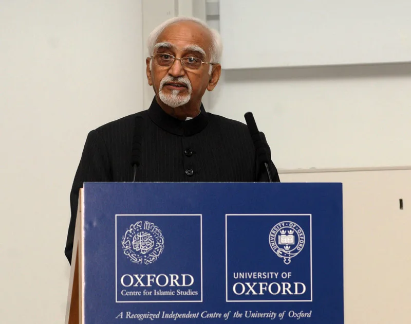 The Vice President, Shri Mohd. Hamid Ansari delivering Lecture on Identity and Citizenship:..