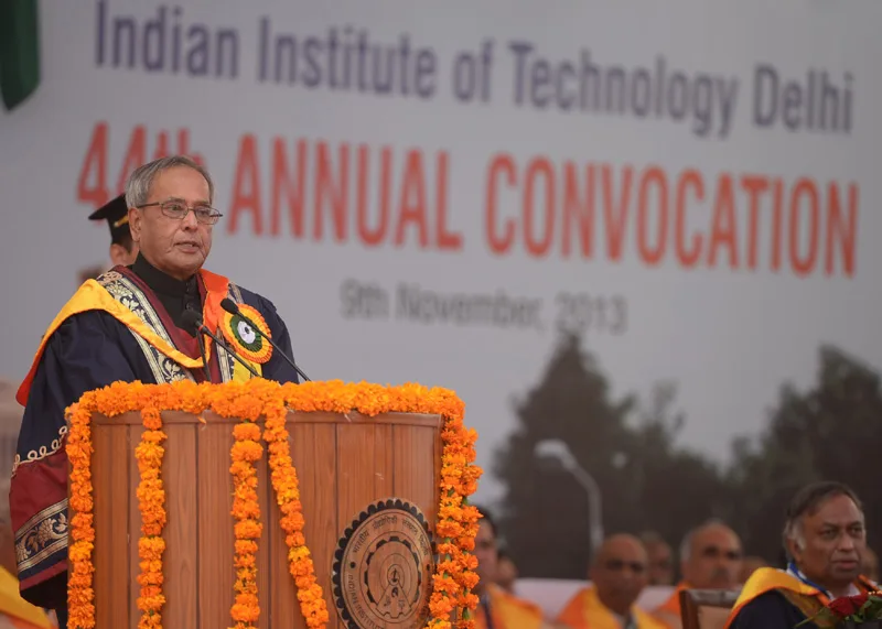The President, Shri Pranab Mukherjee addressing at the 44th Annual Convocation of…