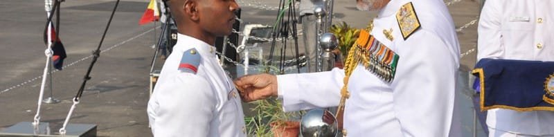 The Chief of Naval Staff, Admiral D.K. Joshi awarding President’s Gold Medal, for the...