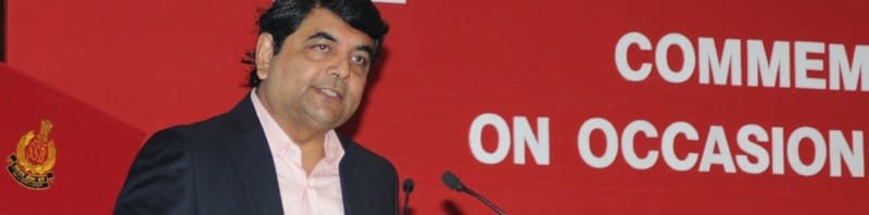 The Minister of State for Home, Shri R.P.N. Singh addressing at the release of a...