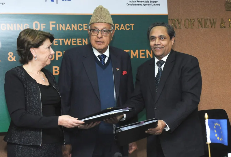 The Vice President, EIB, Ms. Magdalena Alvarez Arza and the CMD, IREDA,…