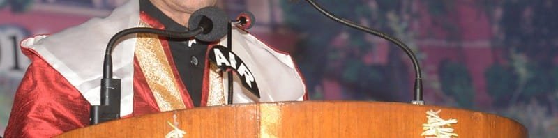 The President, Shri Pranab Mukherjee addressing at the thirty-sixth annual...