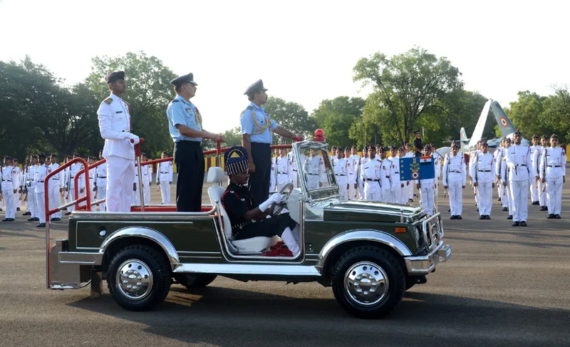 The Chief of the Air Staff, Air Chief Marshal Arup Raha reviewing the…