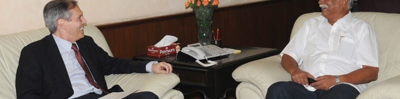 The Ambassador of the Federal Republic of Germany in India, Mr. Michael Steiner..