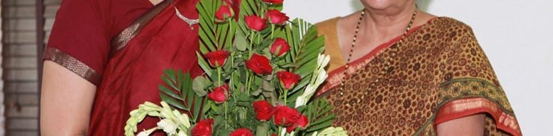 The Union Minister for Human Resource Development, Smt. Smriti Zubin Irani...