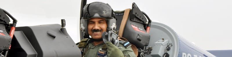 The Chief of the Air Staff, Air Chief Marshal Arup Raha on a sortie in the Basic...