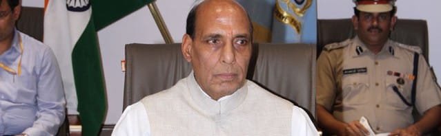 The Union Home Minister, Shri Rajnath Singh visiting the Central Reserve Police..