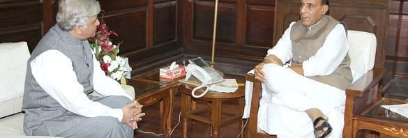 The Governor of Meghalaya, Dr. K.K. Paul calling on the Union Home Minister,...