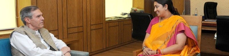 The Ambassador of Germany in India, Mr. Michael Steiner calls on the...