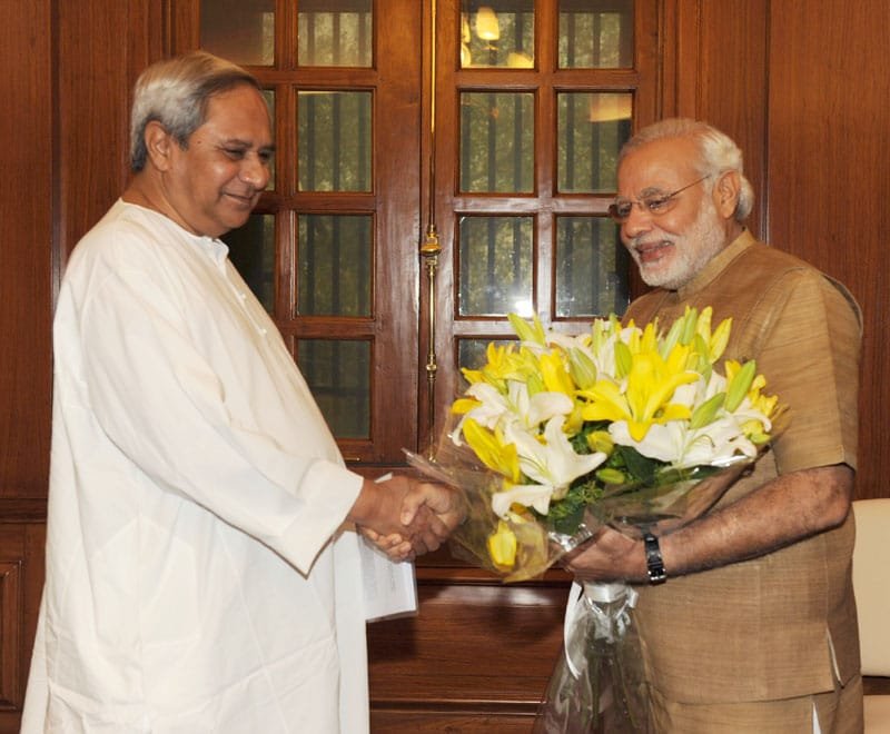 The Chief Minister of Odisha, Shri Naveen Patnaik calling on the...