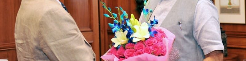 The Lt. Governor of Puducherry, Shri Virendra Kataria calling on the...