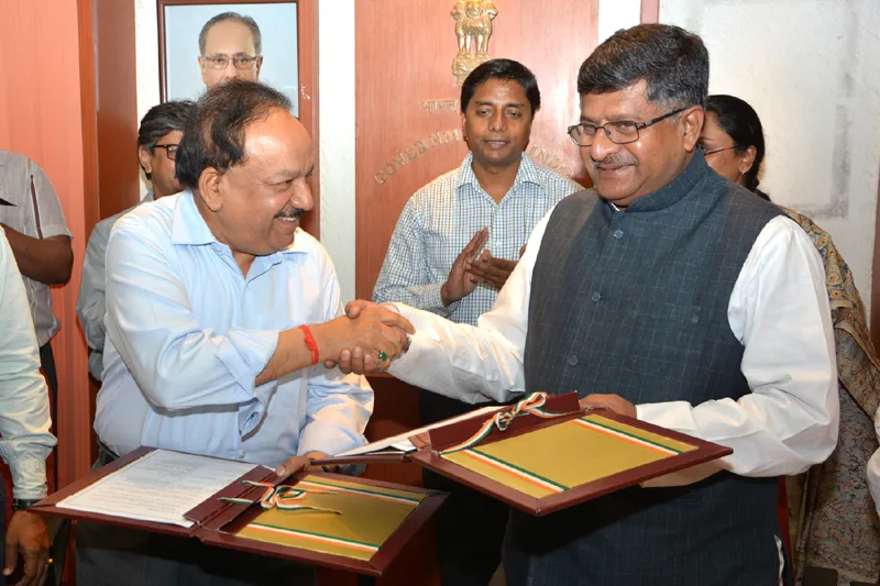 The Union Minister for Health and Family Welfare, Dr. Harsh Vardhan …